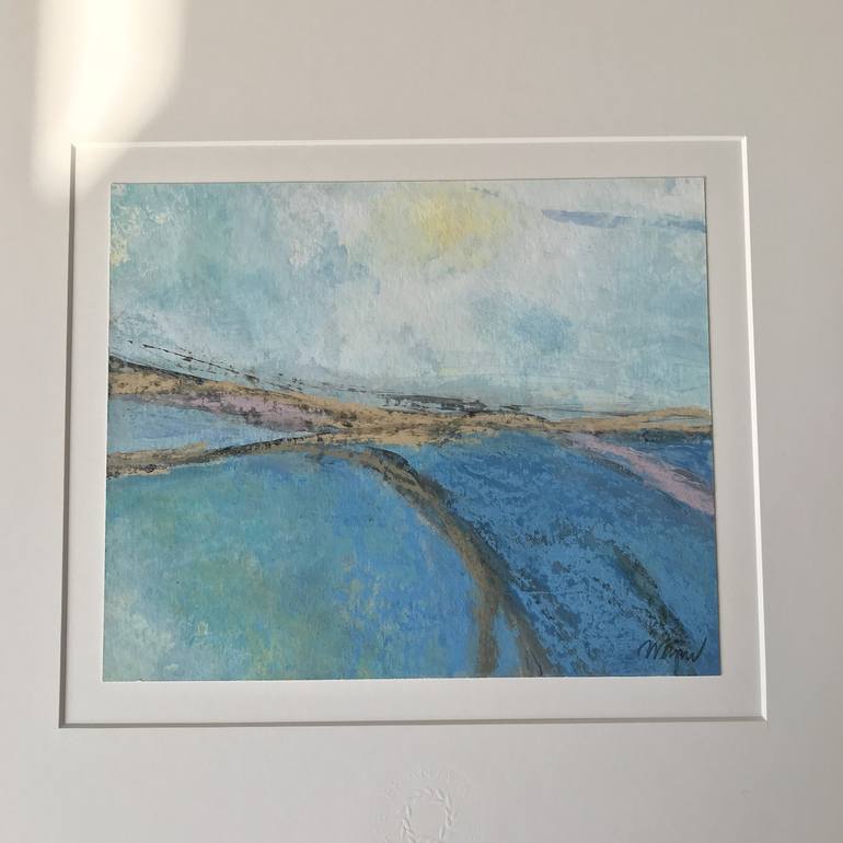 Original Abstract Landscape Painting by A Weyer