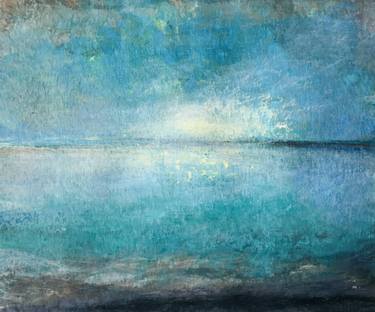 Original Abstract Seascape Paintings by A Weyer