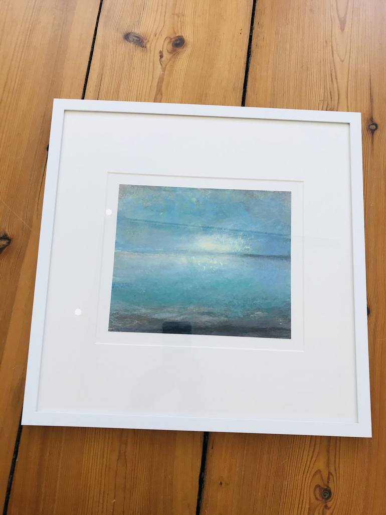 Original Abstract Seascape Painting by A Weyer