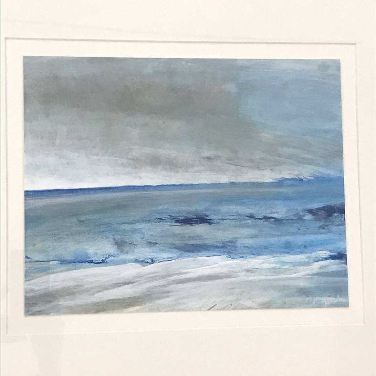 Original Abstract Seascape Painting by A Weyer