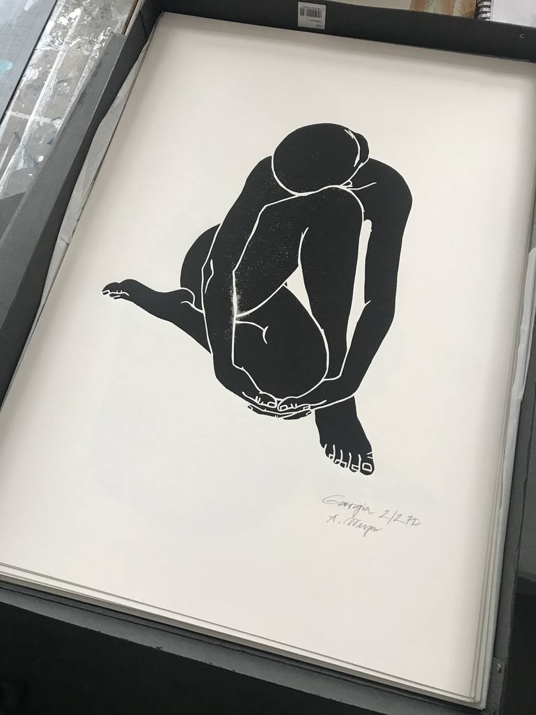 Original Women Printmaking by A Weyer