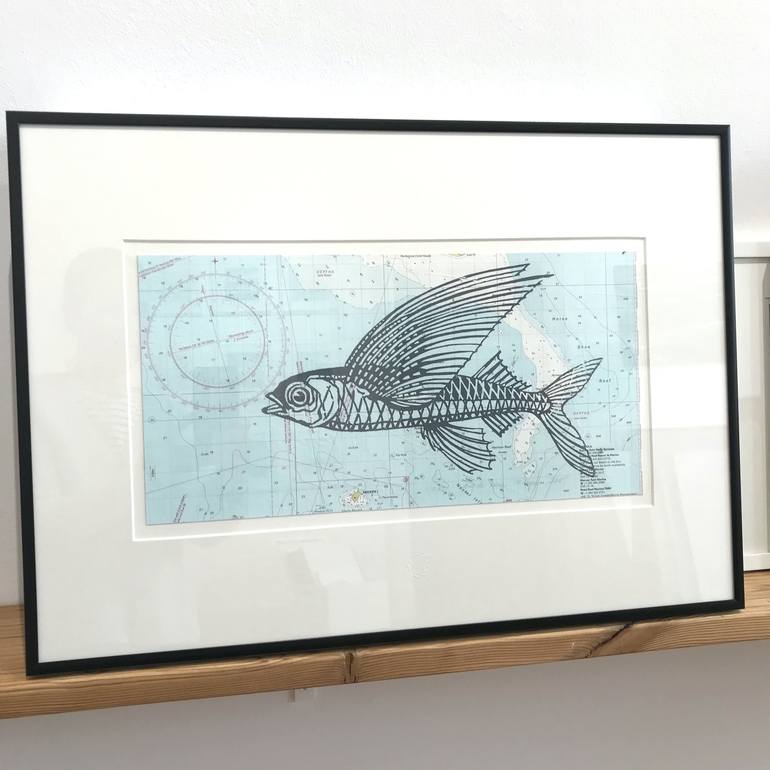 Original Fish Printmaking by A Weyer