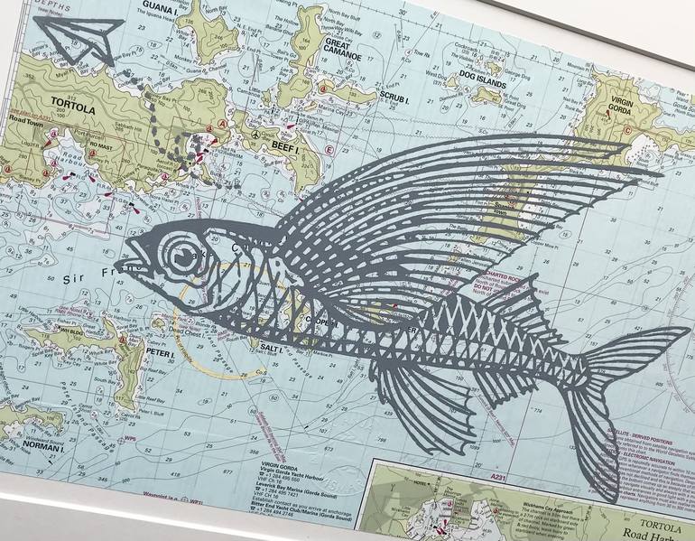 Original Fish Printmaking by A Weyer