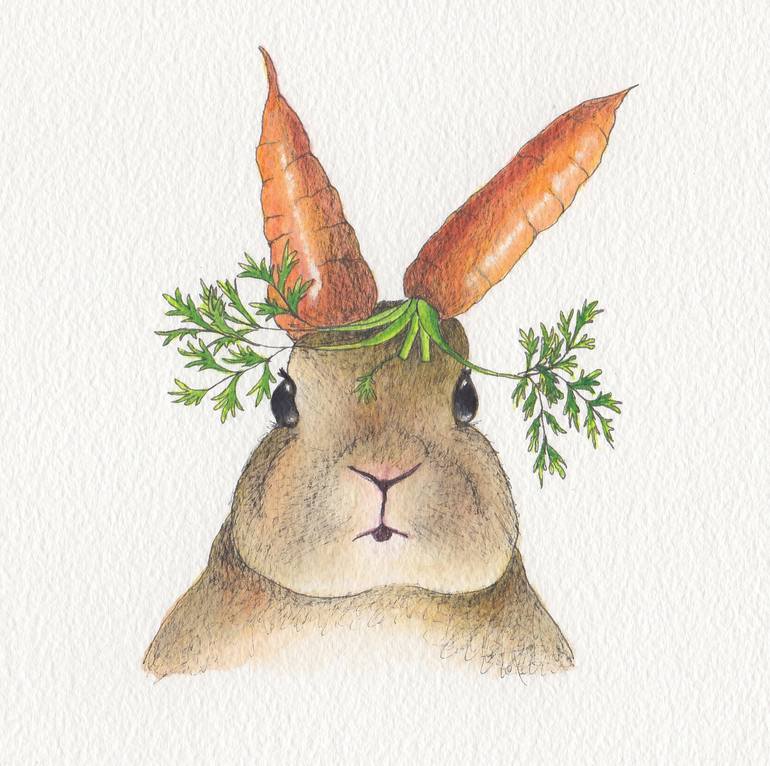 Rabbit and Carrot Painting for Kids Art Kit – I Love DIY Art