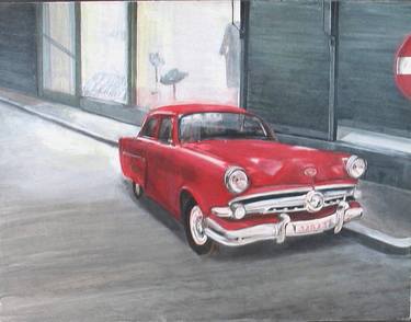 Original Automobile Painting by Marie-Paule Haar