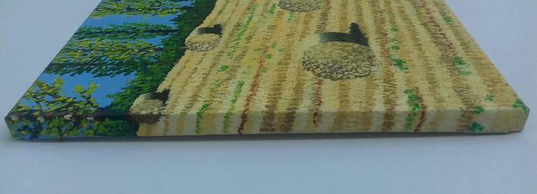 Original Figurative Landscape Painting by Marion Wiering