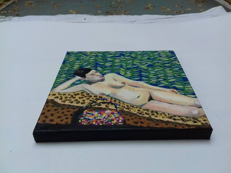 Original Nude Painting by Marion Wiering