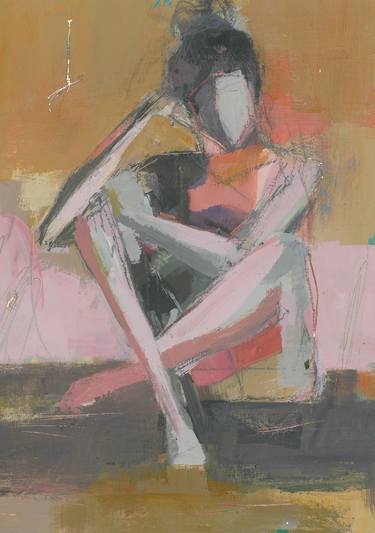Original Abstract Nude Paintings by Donna Weathers