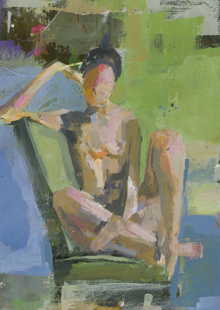 Original Nude Painting by Donna Weathers