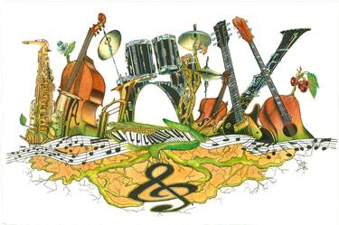 Print of Music Paintings by Jim Fetter