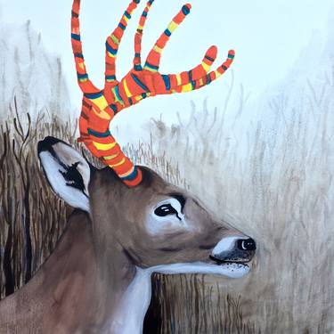 Ukuliki - Deer Love with Rainbow Antlers thumb