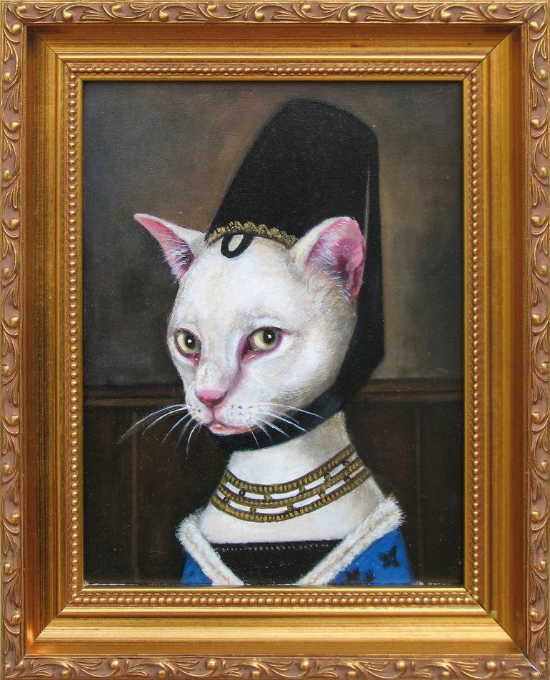 Original Figurative Animal Painting by Brenda Walsh