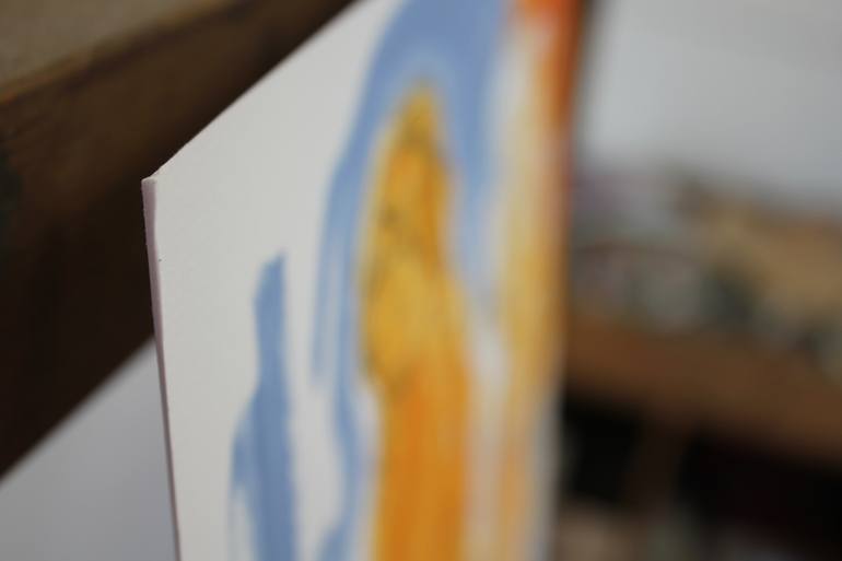 Original Modernism Cats Drawing by Michel Suret-Canale