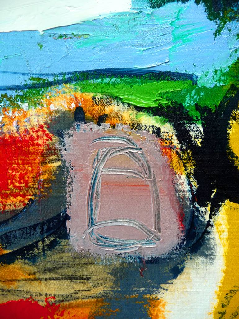 Original Abstract Expressionism Abstract Painting by Michel Suret-Canale