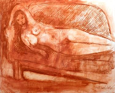 Print of Modern Nude Drawings by Michel Suret-Canale