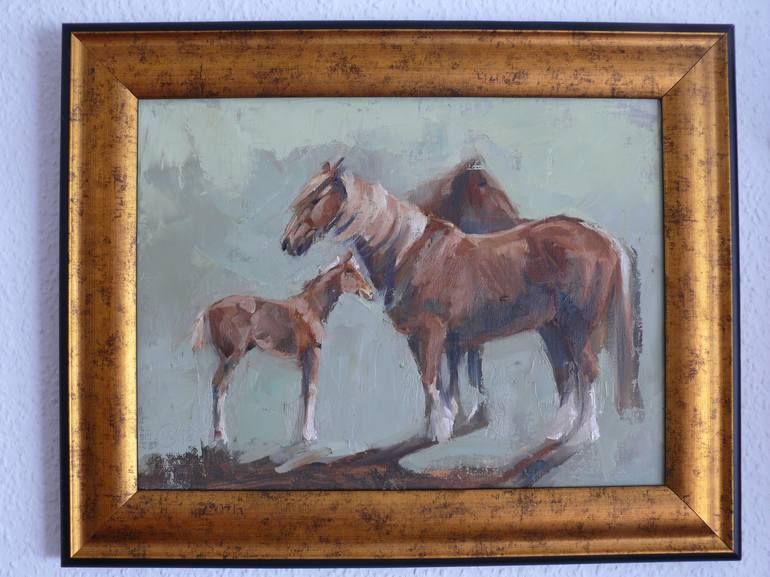 Original Horse Painting by Maike Josupeit