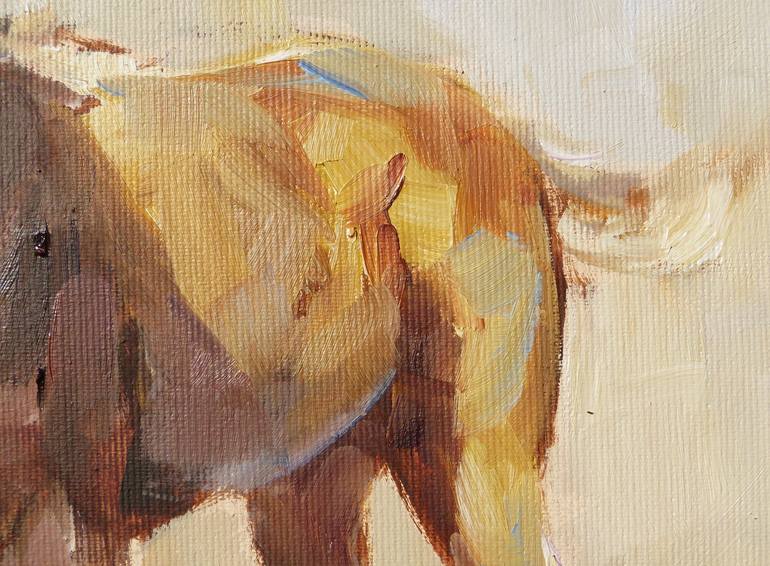 Original Figurative Horse Painting by Maike Josupeit