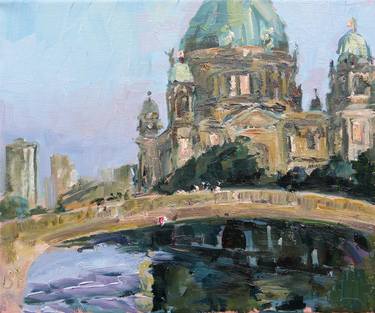 Original Impressionism Cities Paintings by Maike Josupeit