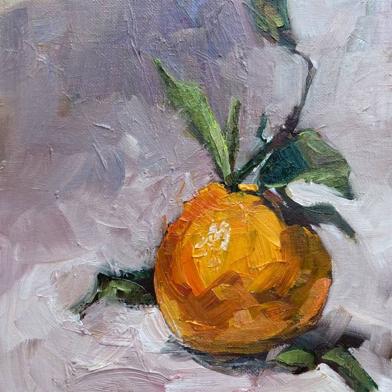 Tangerine Painting by Maike Josupeit | Saatchi Art