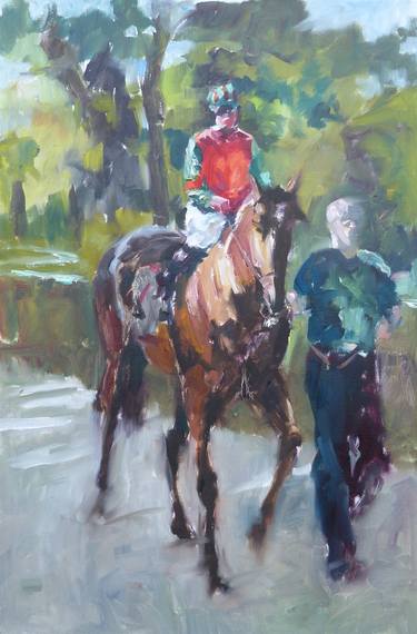 Original Impressionism Horse Paintings by Maike Josupeit