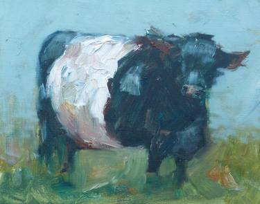 Original Impressionism Cows Paintings by Maike Josupeit