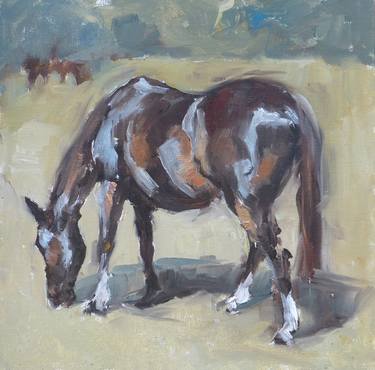 Original Impressionism Horse Paintings by Maike Josupeit