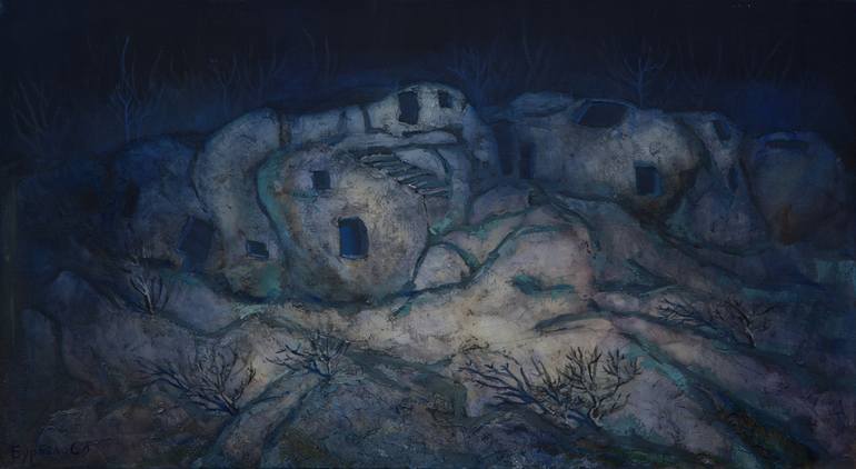 Print of Conceptual Landscape Paintings by Serhii Burbelo