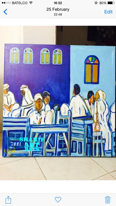 Original People Painting by Ebrahim Sharif