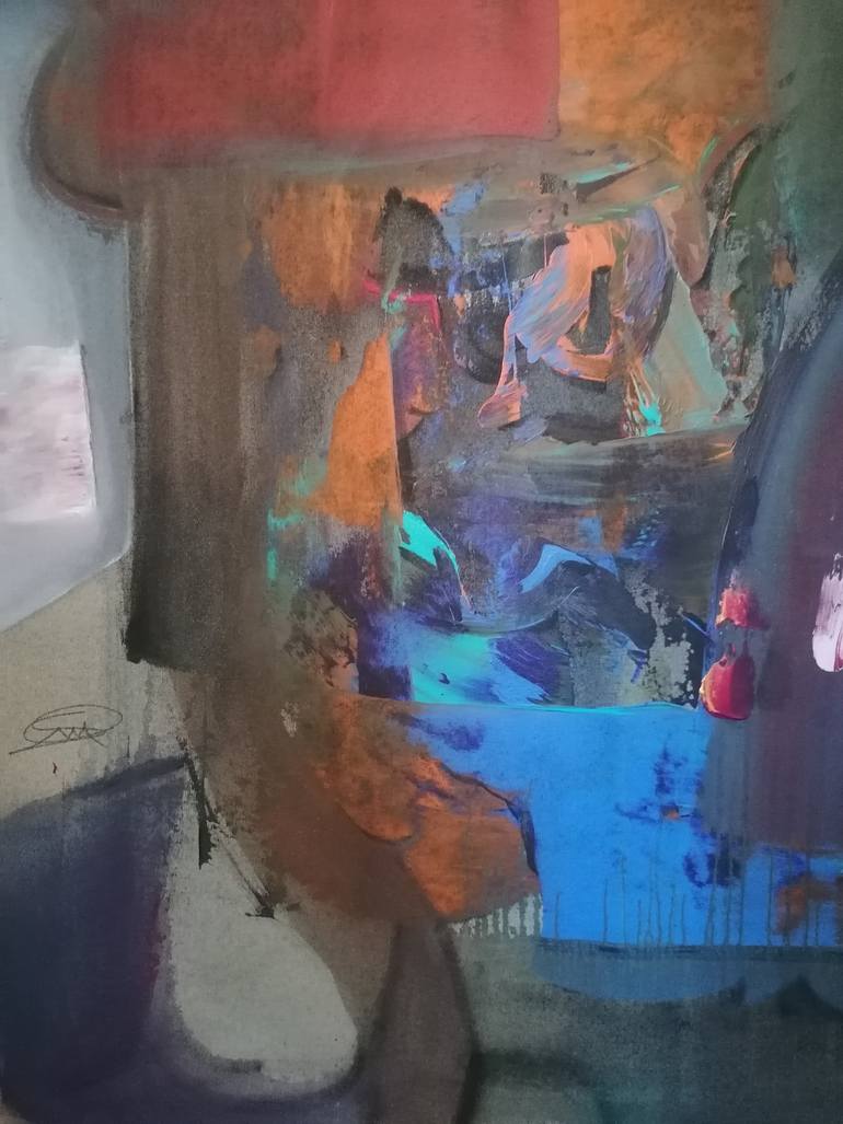 Original Modernism Landscape Painting by Stefano Mazzolini