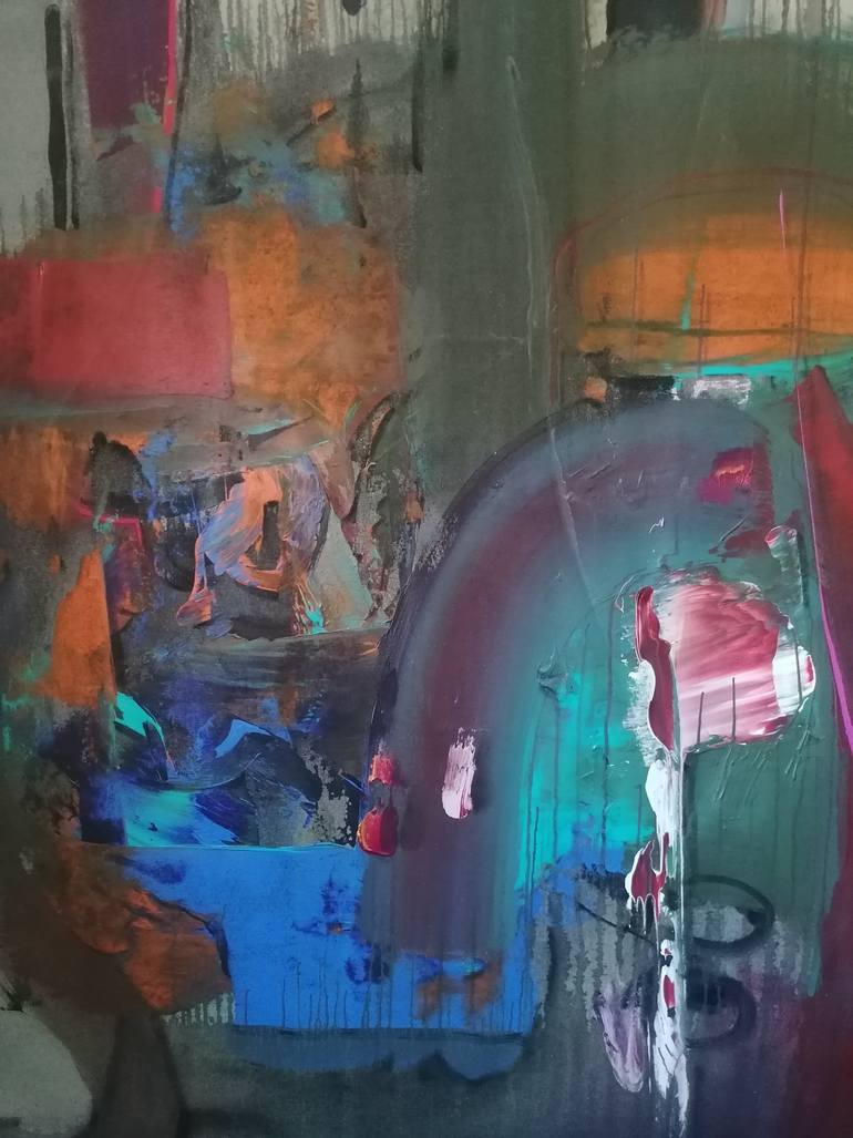 Original Modernism Landscape Painting by Stefano Mazzolini
