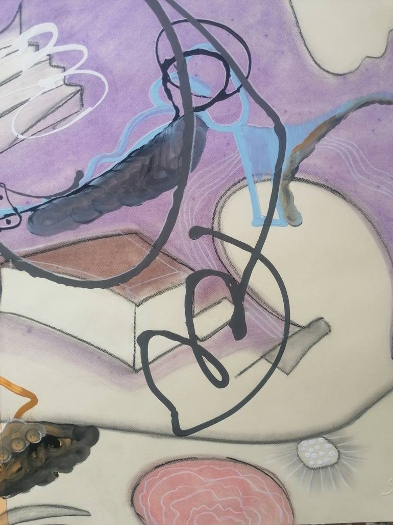 Original Modernism Abstract Painting by Stefano Mazzolini