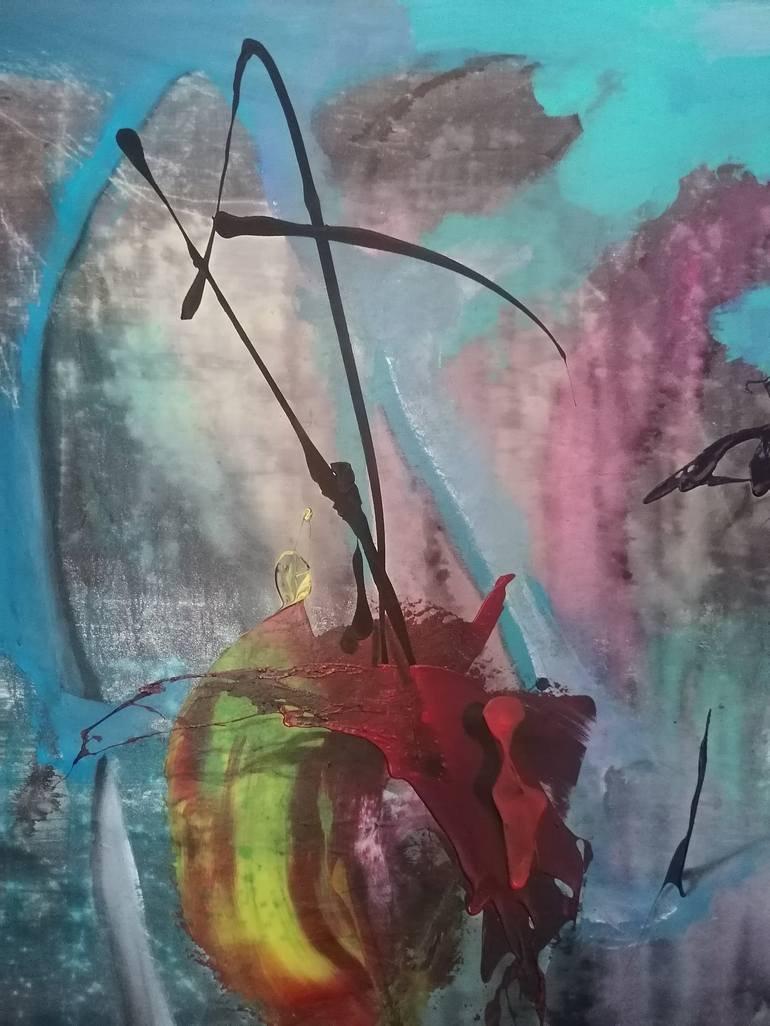 Original Abstract Painting by Stefano Mazzolini