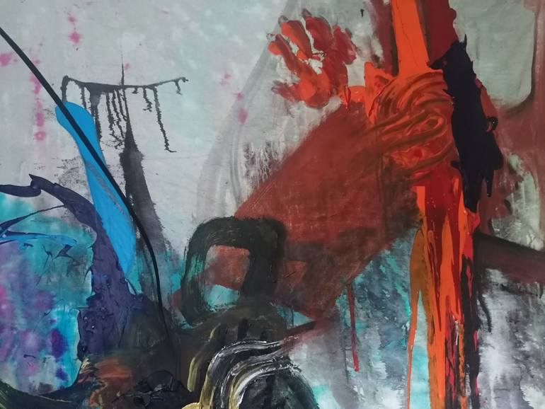 Original Modernism Abstract Painting by Stefano Mazzolini