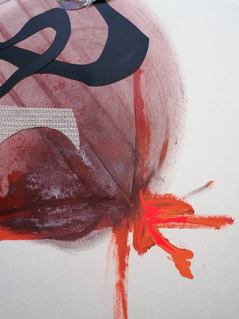 Original Abstract Collage by Stefano Mazzolini