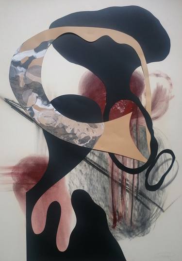 Original Abstract Collage by Stefano Mazzolini