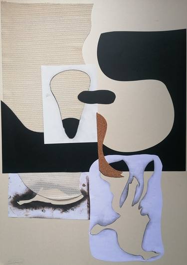 Original Abstract Collage by Stefano Mazzolini