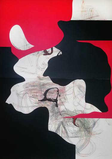 Original Abstract Collage by Stefano Mazzolini