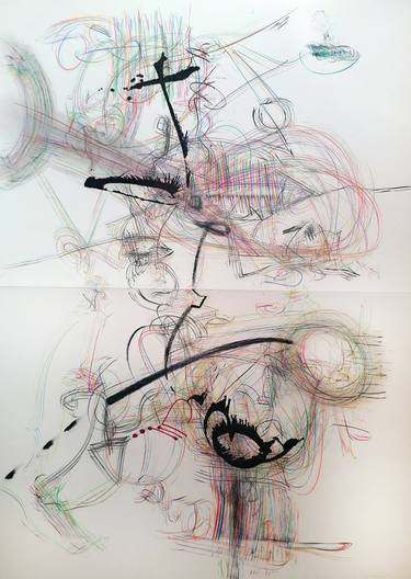 Original Abstract Drawings by Stefano Mazzolini