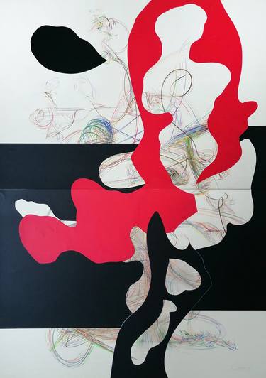 Original Modern Abstract Paintings by Stefano Mazzolini