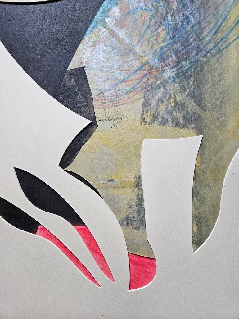 Original Modern Abstract Collage by Stefano Mazzolini