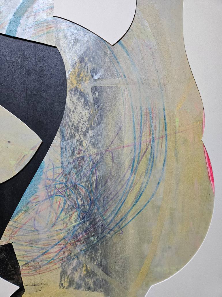 Original Modern Abstract Collage by Stefano Mazzolini