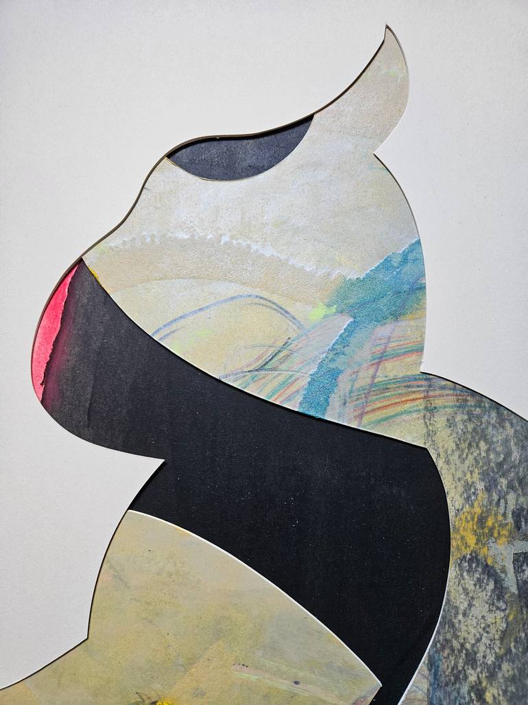 Original Modern Abstract Collage by Stefano Mazzolini