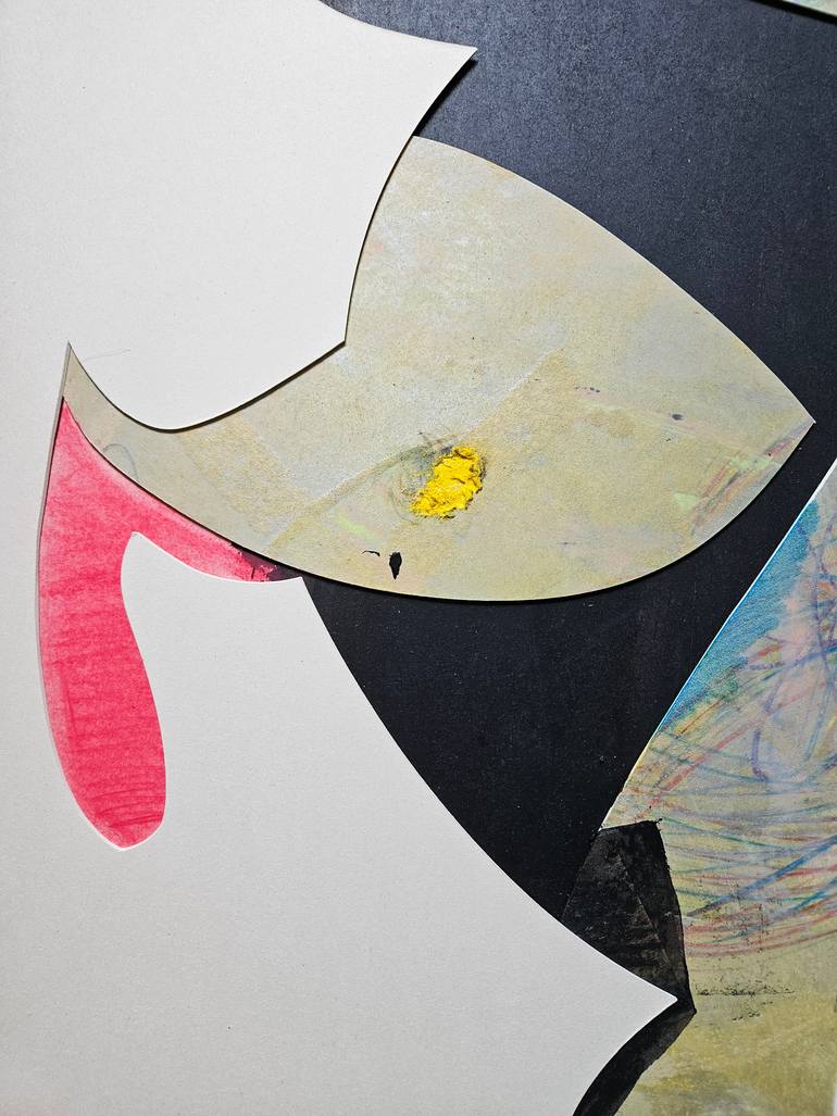 Original Modern Abstract Collage by Stefano Mazzolini