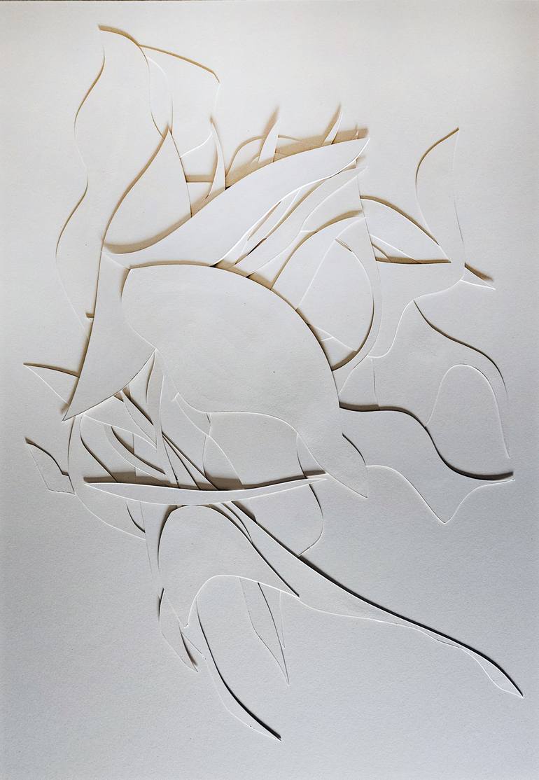 Original Modernism Abstract Collage by Stefano Mazzolini