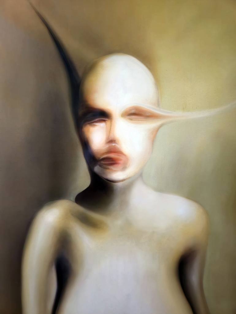 Original Modernism People Painting by Stefano Mazzolini