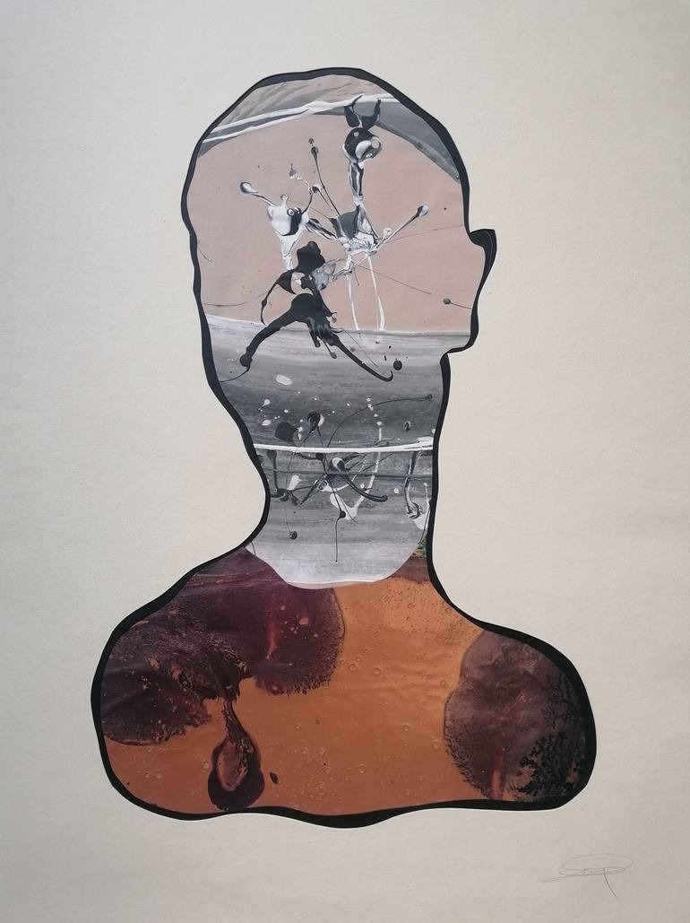 Original Modernism People Collage by Stefano Mazzolini