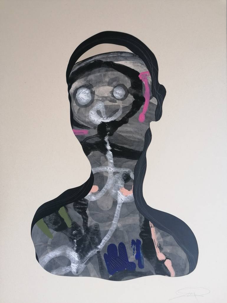 Original Modernism People Collage by Stefano Mazzolini