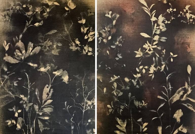 Original Modernism Botanic Painting by Stefano Mazzolini