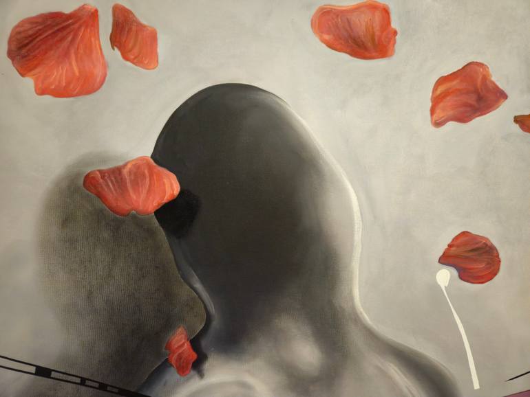 Original Modernism People Painting by Stefano Mazzolini