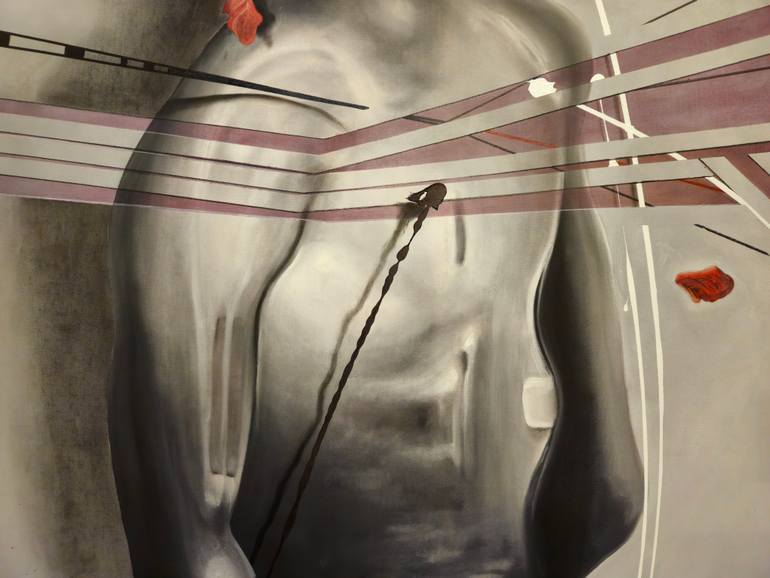 Original Modernism People Painting by Stefano Mazzolini